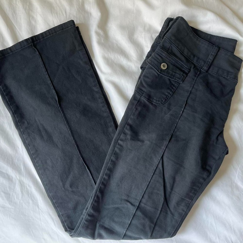 Brandy Melville Low Rise Dark Denim Jean Pant